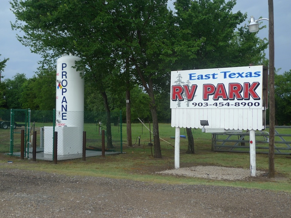 East Texas RV Entrance